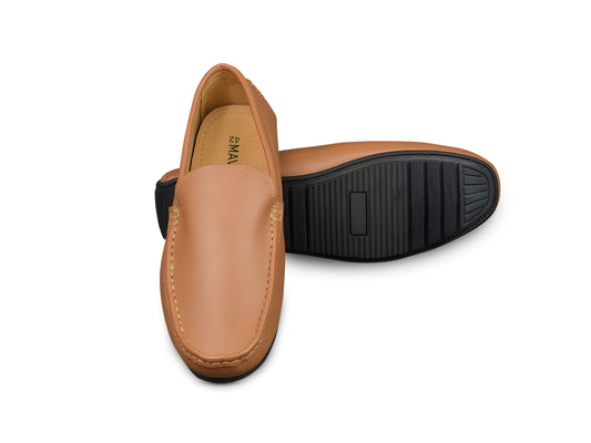 MAVON Light Tan Leather Loafer