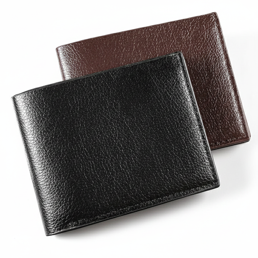 Handmade Black Bifold Wallet HB