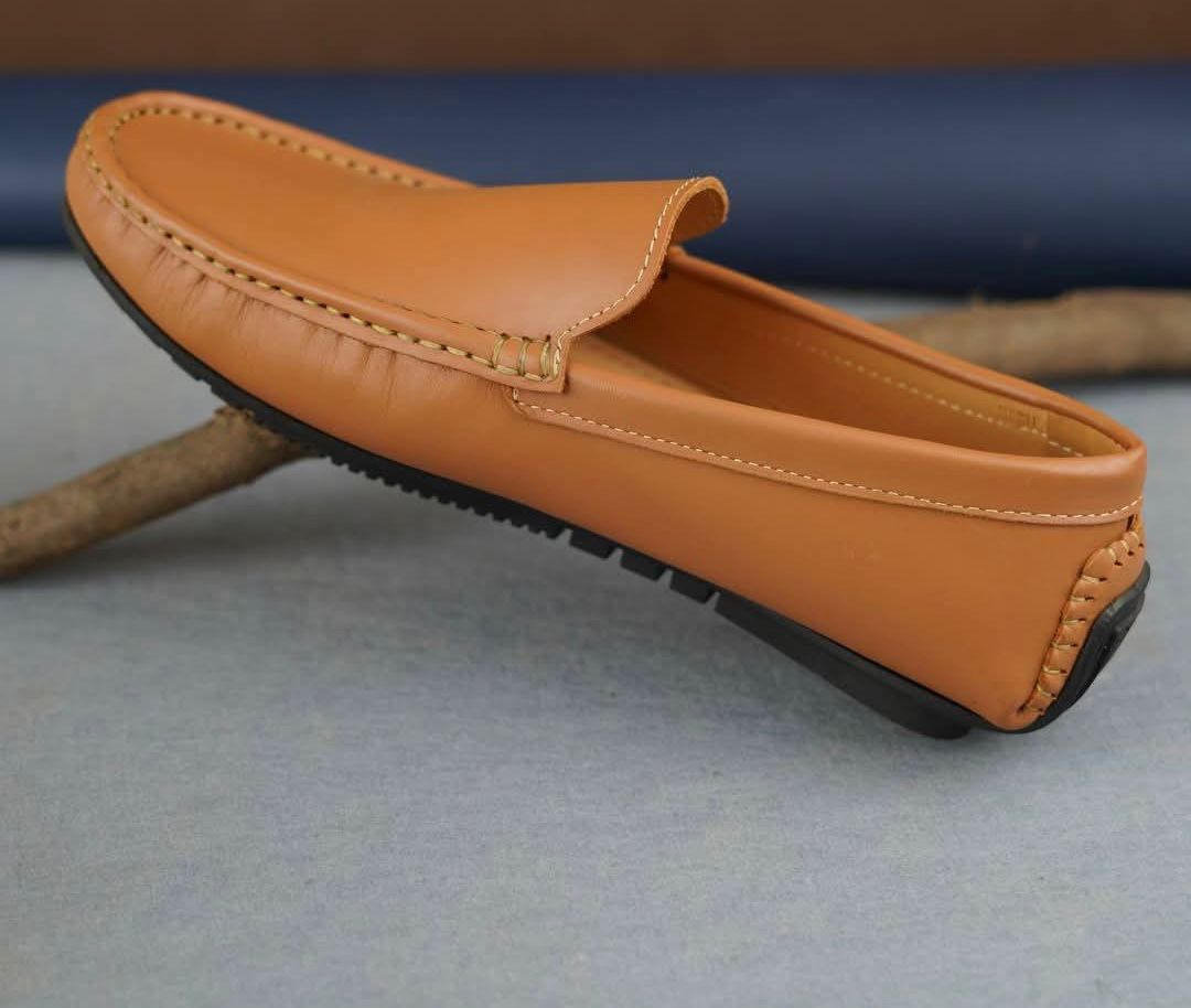 MAVON Light Tan Leather Loafer